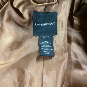 Brown leather jacket from lane Bryant size 22/24